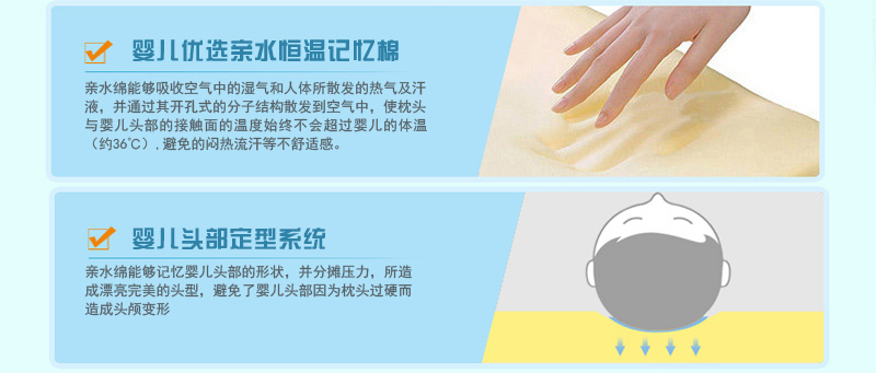 防寶寶偏頭扁頭枕